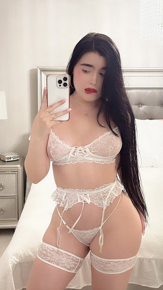 .Yanet lencería blanca 🤍❤️‍🔥